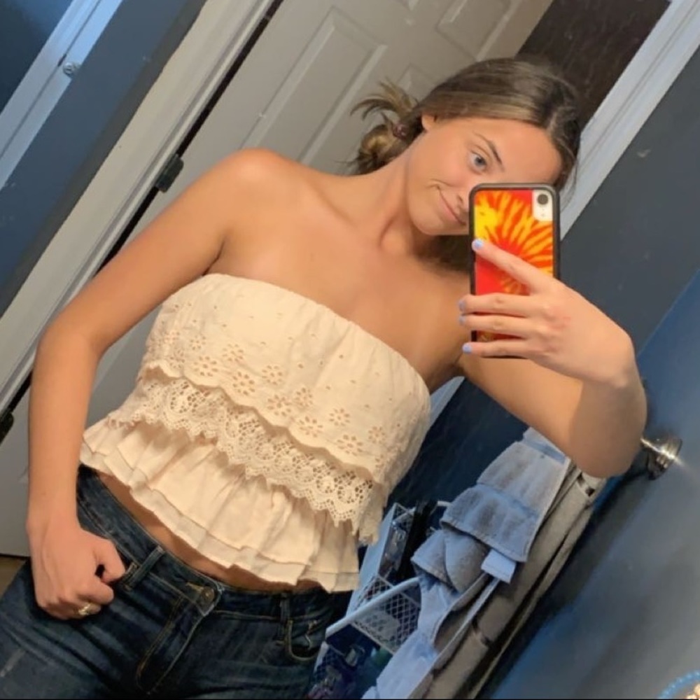 Ruffled Crop Top
